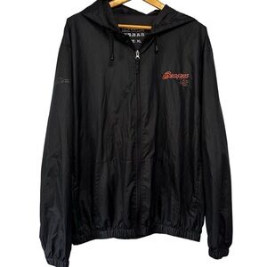 Granyte Oregon State Beavers Black Full Zip Windbreaker Rain Jacket Size XL
